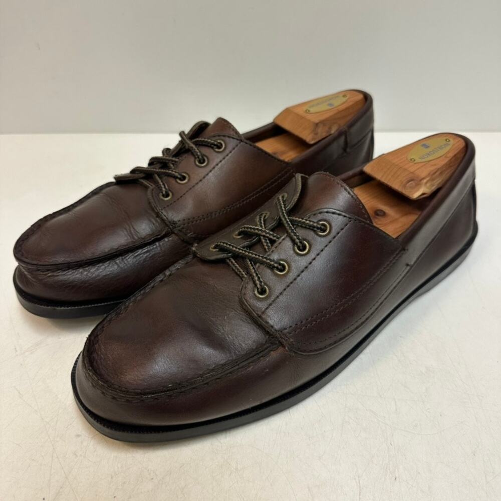 FULLY RESOLED Rancourt & Co. x Polo Country Ranger Camp Moc Made Maine USA 11 D